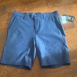 PGA Tour Men's Navy Flat Front Shorts